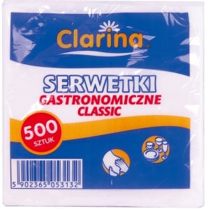 Serwetki białe gastronomiczne 15x15 a'500